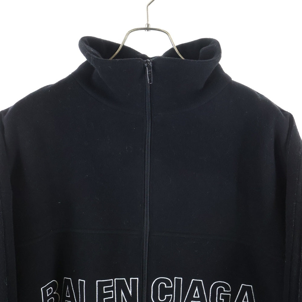 BALENCIAGA(バレンシアガ) 18AW Fleece Track Suit Jacket フリース トラックスーツジャケット ブラック 534315 TBU14