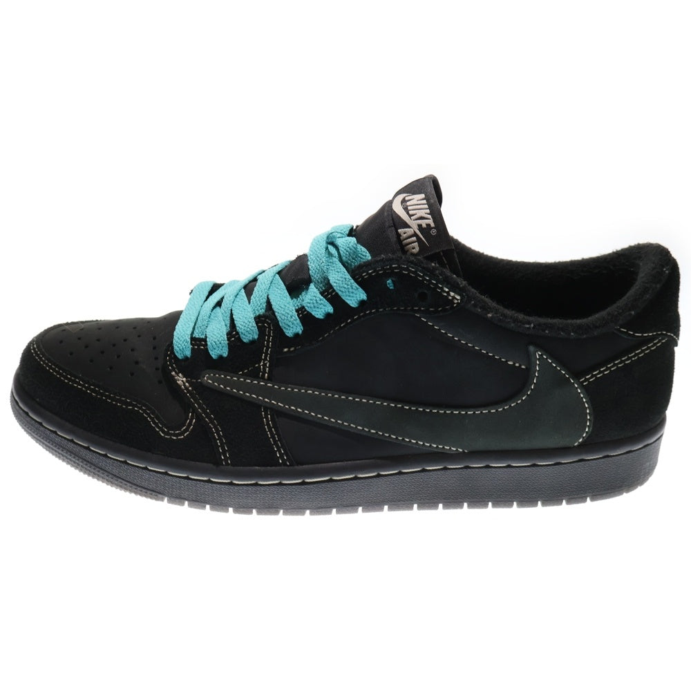 NIKE(ナイキ) ×TRAVIS SCOTT AIR JORDAN 1 LOW OG SP BLACK PHANTOM エアジョーダン1 ブラックファントム ローカットスニーカー US9.5/27.5cm ブラック DM7866-001