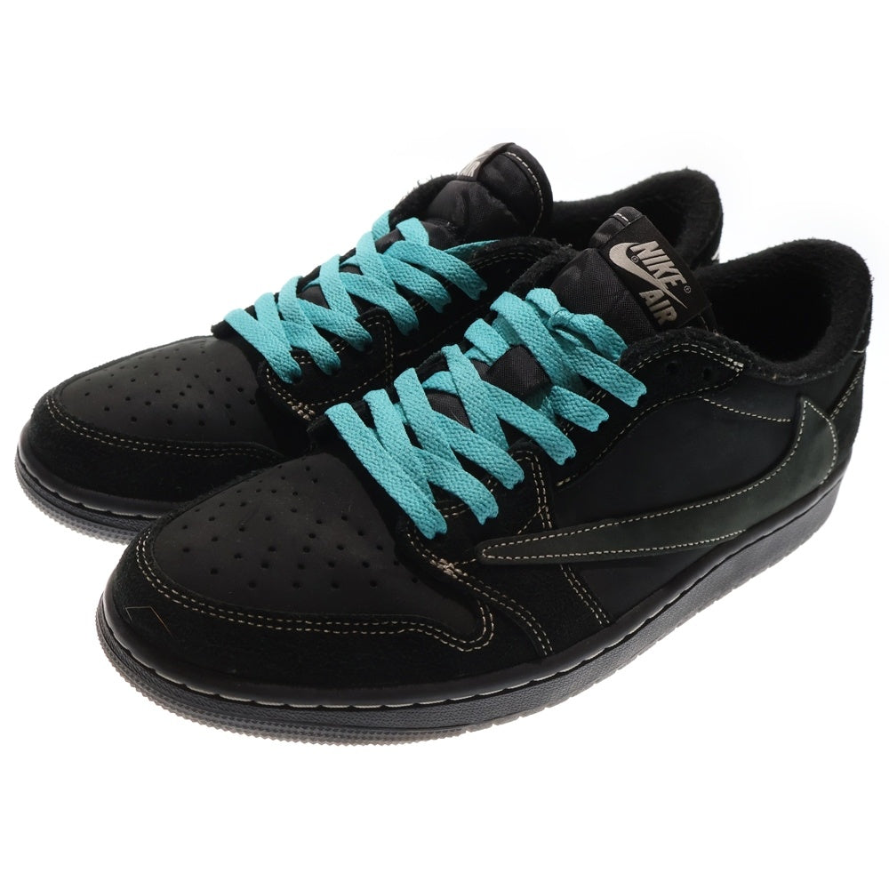 NIKE(ナイキ) ×TRAVIS SCOTT AIR JORDAN 1 LOW OG SP BLACK PHANTOM エアジョーダン1 ブラックファントム ローカットスニーカー US9.5/27.5cm ブラック DM7866-001