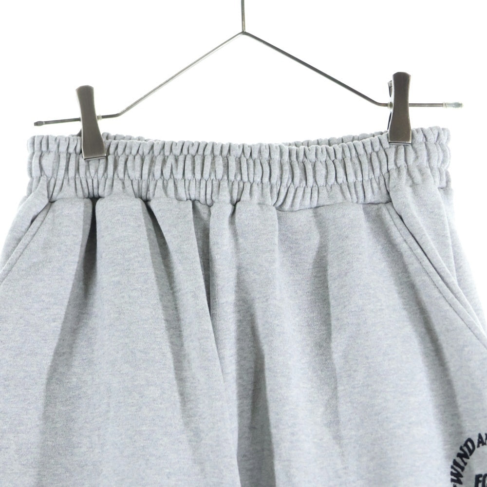 WIND AND SEA(ウィンダンシー) ×FCMM Round Wide Pants ラウンドワイド スウェットパンツ グレー FBCPDZ02