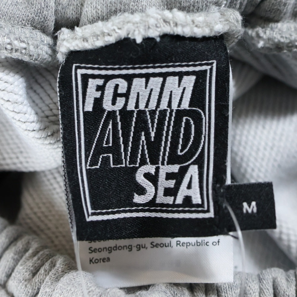 WIND AND SEA(ウィンダンシー) ×FCMM Round Wide Pants ラウンドワイド スウェットパンツ グレー FBCPDZ02