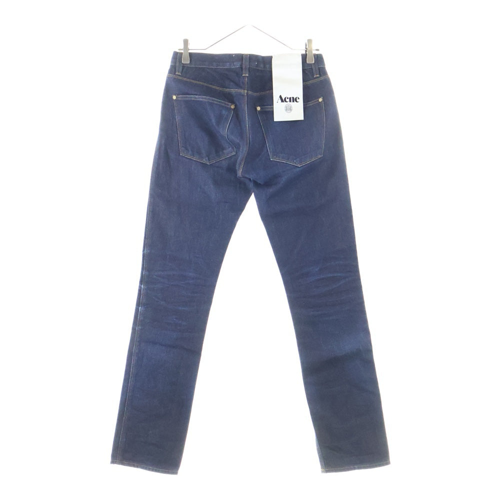 Acne Studios(アクネ ストゥディオズ) Max New Raw Slim Leg Tapered Jeans スリム テーパード デニムパンツ インディゴ
