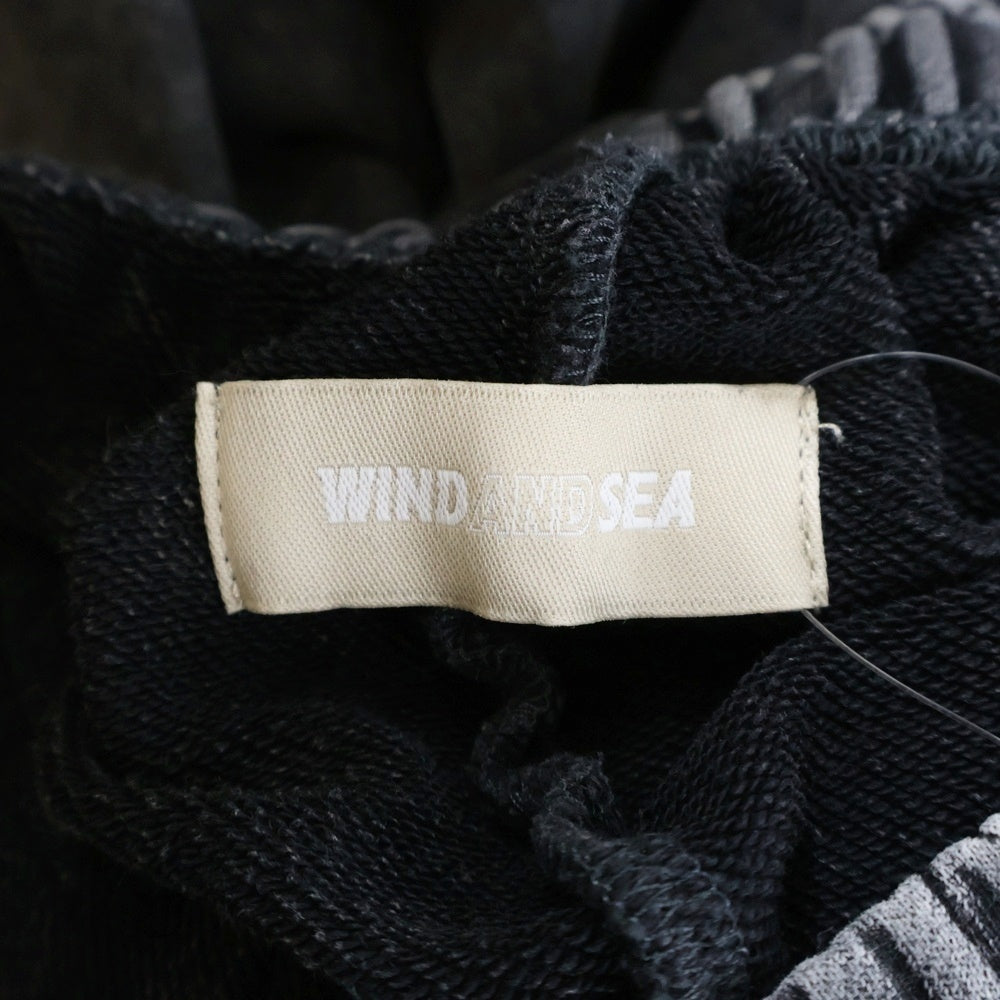 WIND AND SEA(ウィンダンシー) Sulfer Faded Baggy Sweat Pant サルファーフェイデットバギースウェットパンツ グレー WDS-O-ESS-24-Q4-SD-06
