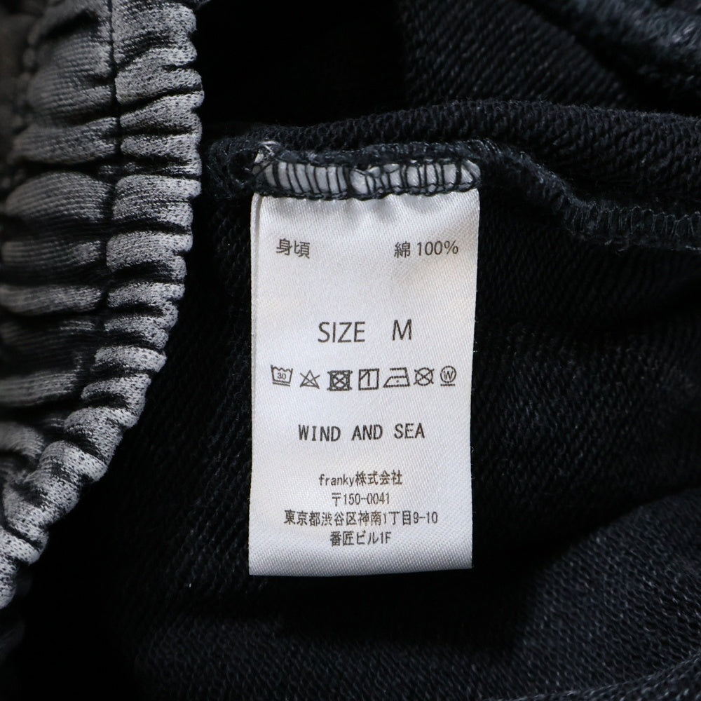 WIND AND SEA(ウィンダンシー) Sulfer Faded Baggy Sweat Pant サルファーフェイデットバギースウェットパンツ グレー WDS-O-ESS-24-Q4-SD-06