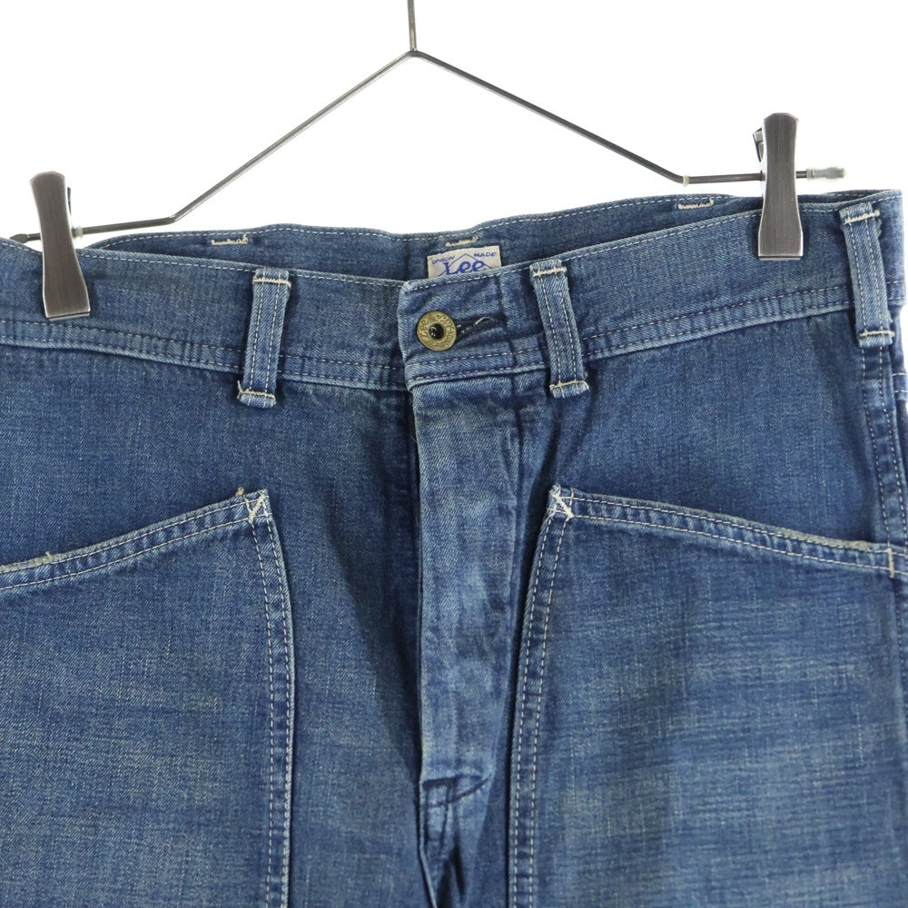N.HOOLYWOOD(エヌハリウッド) ×Lee DENIM WORK PANTS リー ヴィテージ加工 ボタンフライ ぺインター ワークパンツ インディゴ 95854