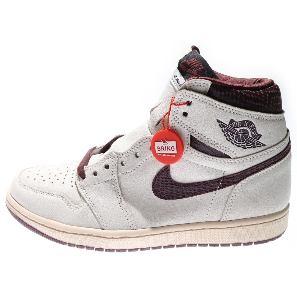 NIKE(ナイキ) ×A Ma Maniere AIR JORDAN1 RETRO HIGH OG SP アママニエール エアジョーダン1 ハイカットスニーカー アイボリー US9/27cm DO7097-100