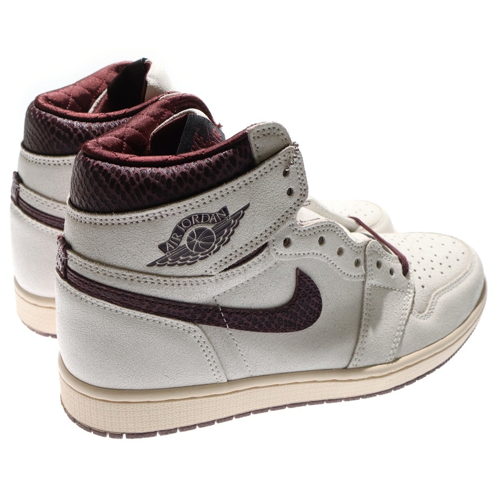 NIKE(ナイキ) ×A Ma Maniere AIR JORDAN1 RETRO HIGH OG SP アママニエール エアジョーダン1 ハイカットスニーカー アイボリー US9/27cm DO7097-100