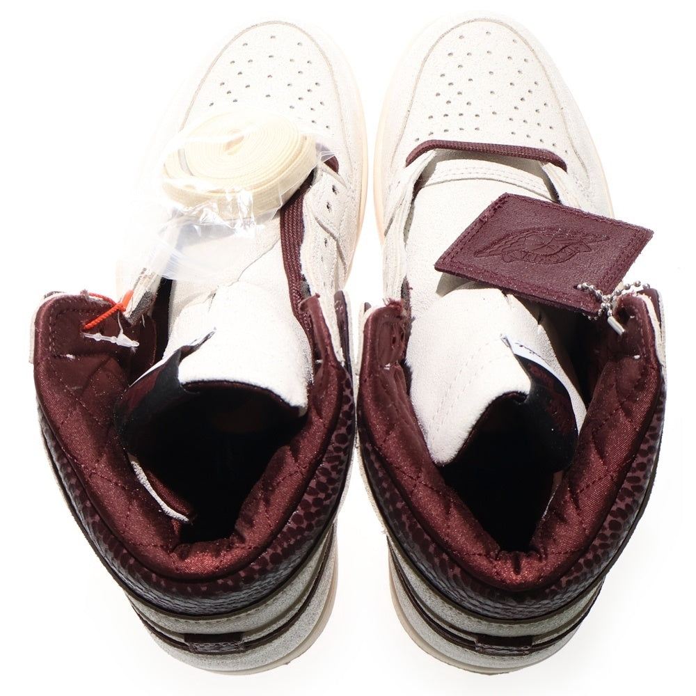 NIKE(ナイキ) ×A Ma Maniere AIR JORDAN1 RETRO HIGH OG SP アママニエール エアジョーダン1 ハイカットスニーカー アイボリー US9/27cm DO7097-100