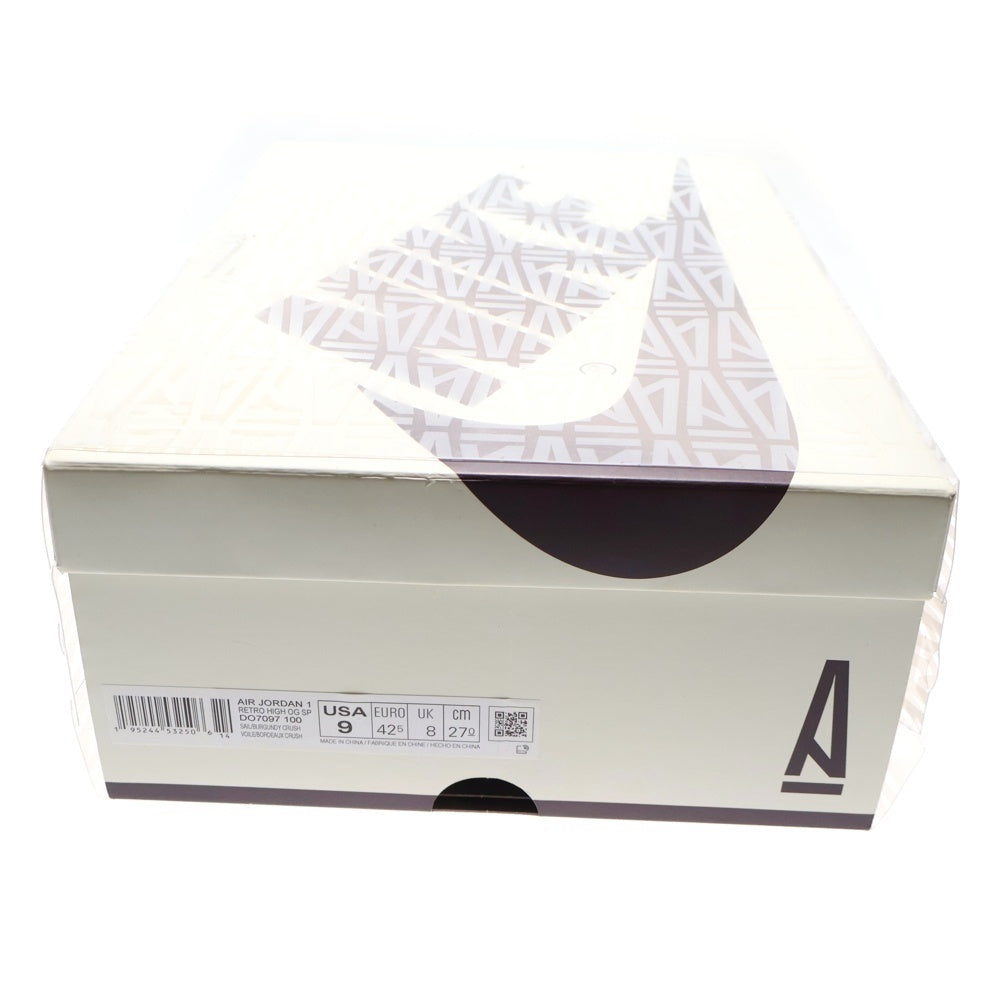 NIKE(ナイキ) ×A Ma Maniere AIR JORDAN1 RETRO HIGH OG SP アママニエール エアジョーダン1 ハイカットスニーカー アイボリー US9/27cm DO7097-100