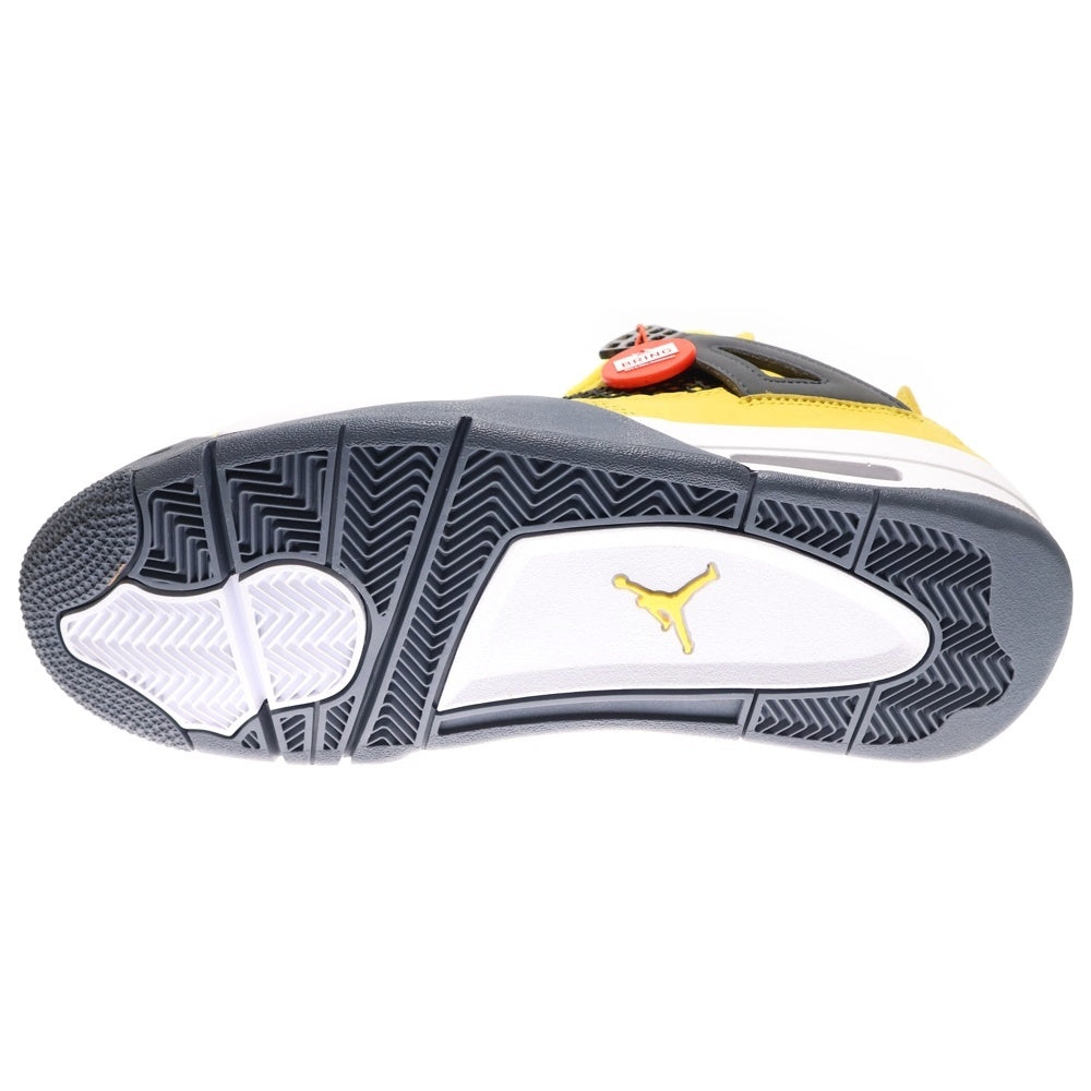 NIKE(ナイキ) AIR JORDAN 4 RETRO TOUR YELLOW エアジョーダン 4 レトロ ハイカットスニーカー シューズ ツアーイエロー US9.5/27.5cm CT8527-700