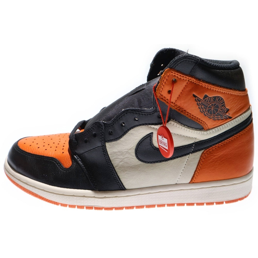 NIKE(ナイキ) AIR JORDAN 1 RETRO HIGH OG SHATTERED BACKBOARD エアジョーダン1レトロハイシャッタードバックボード ハイカットスニーカー US9.5/27.5cm 555088-005