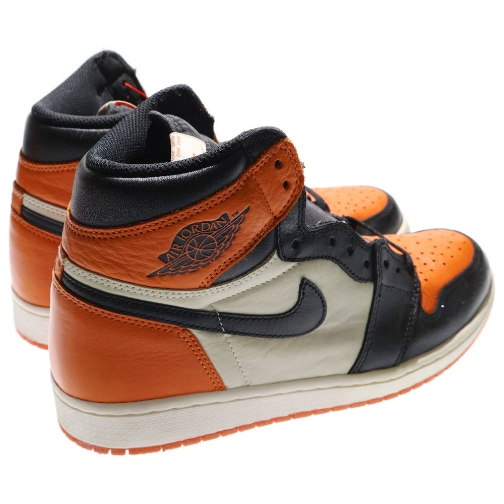 NIKE(ナイキ) AIR JORDAN 1 RETRO HIGH OG SHATTERED BACKBOARD エアジョーダン1レトロハイシャッタードバックボード ハイカットスニーカー US9.5/27.5cm 555088-005
