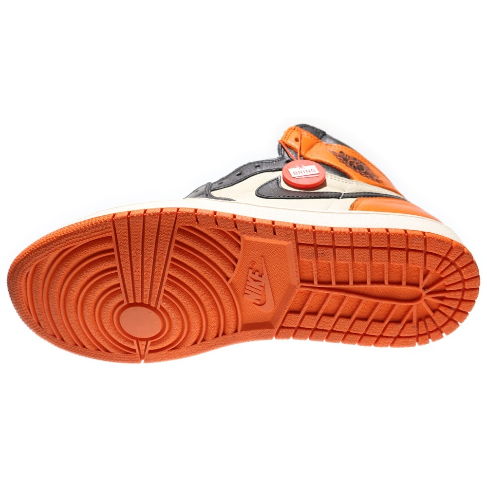 NIKE(ナイキ) AIR JORDAN 1 RETRO HIGH OG SHATTERED BACKBOARD エアジョーダン1レトロハイシャッタードバックボード ハイカットスニーカー US9.5/27.5cm 555088-005