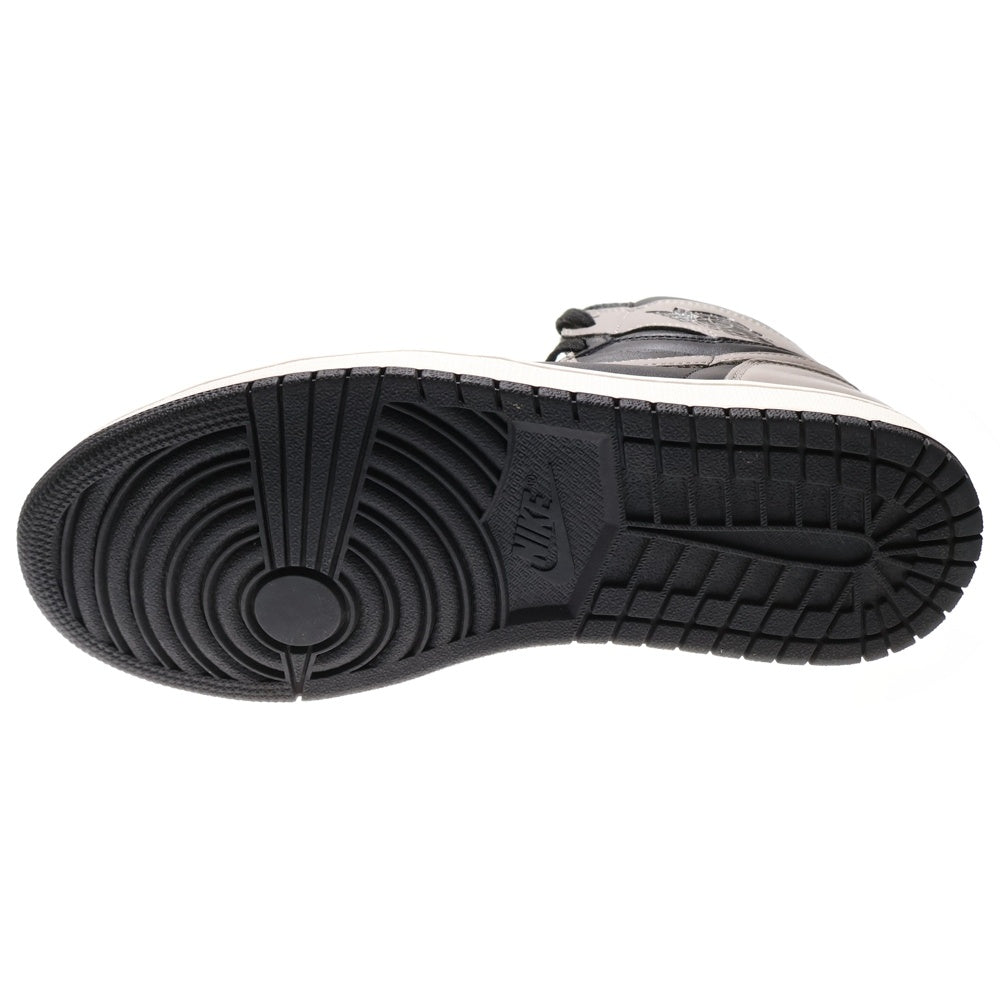 NIKE(ナイキ) AIR JORDAN 1 RETRO HIGH OG SHADOW エアジョーダン シャドウ ハイカットスニーカー ブラック/グレー US9.5/27.5cm 555088-013