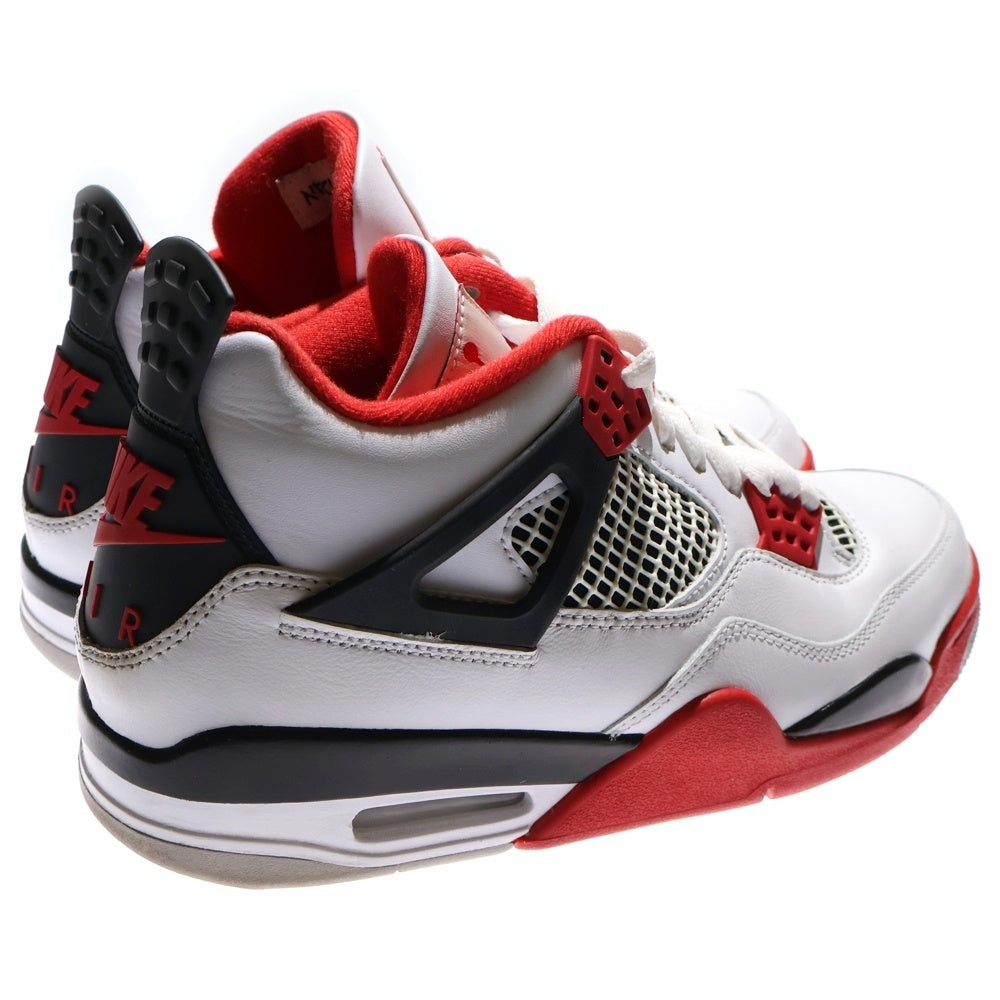NIKE(ナイキ) AIR JORDAN 4 RETRO OG FIRE RED 2020 エアジョーダン4 レトロ ファイヤーレッド ハイカットスニーカー ホワイト/レッド US9/27cm DC7770-160