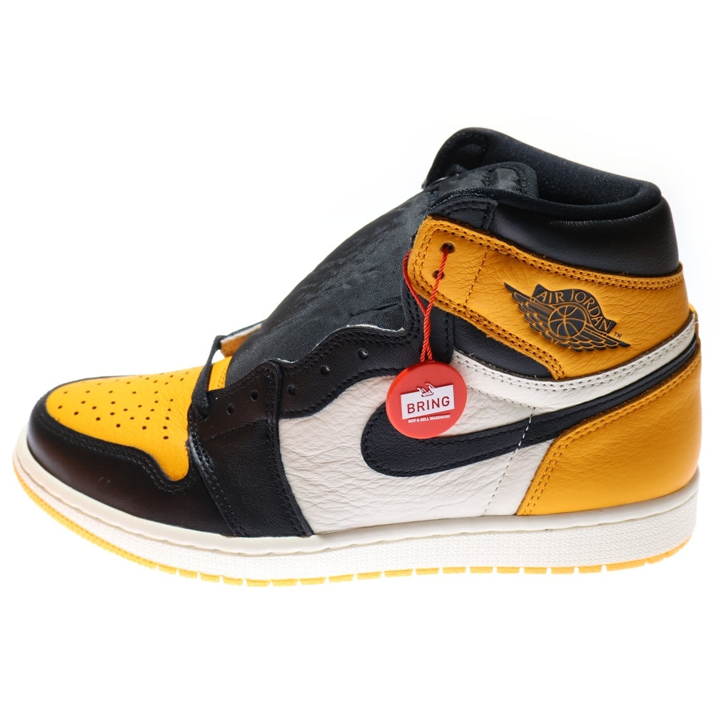 NIKE(ナイキ) AIR JORDAN 1 RETRO HIGH OG TAXI エアジョーダン1 レトロ タクシー ハイカットスニーカー イエロー/ブラック US9/27cm 555088-711
