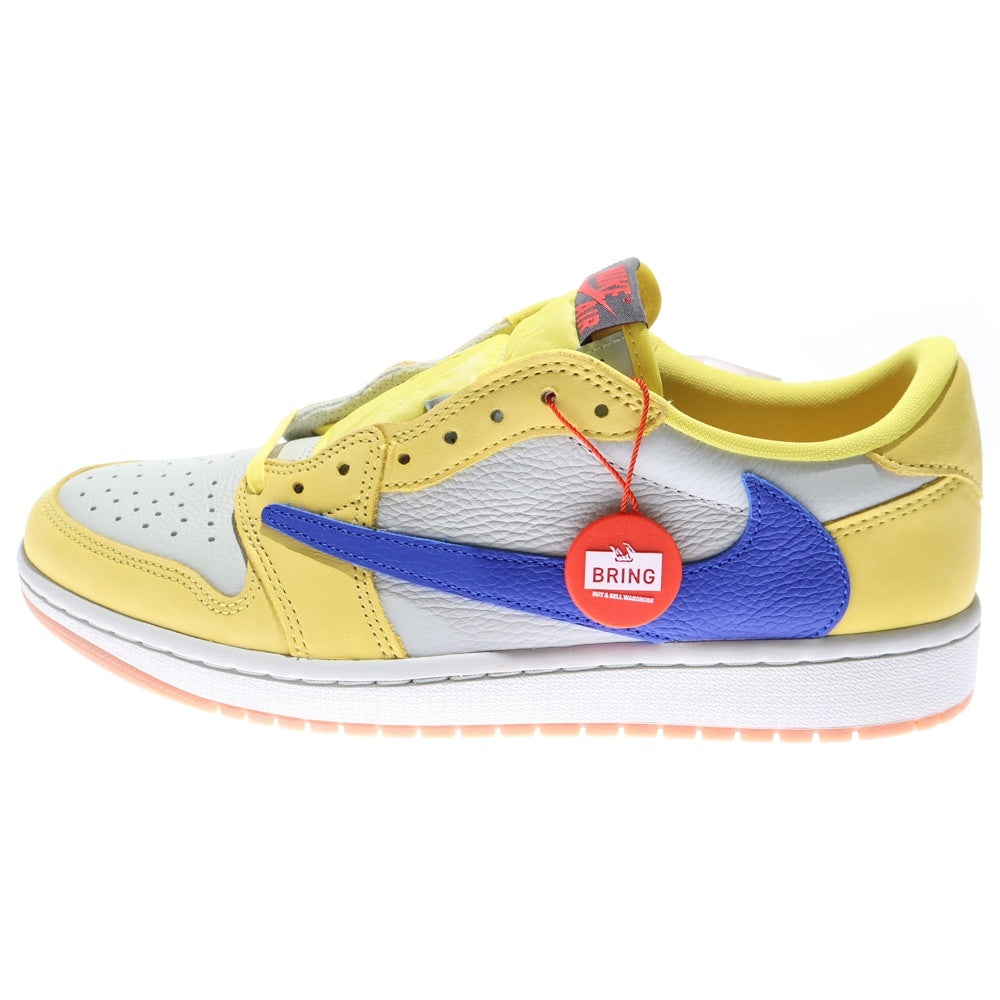 NIKE(ナイキ) ×Travis Scott WMNS AIR JORDAN 1 RETRO LOW OG Canary