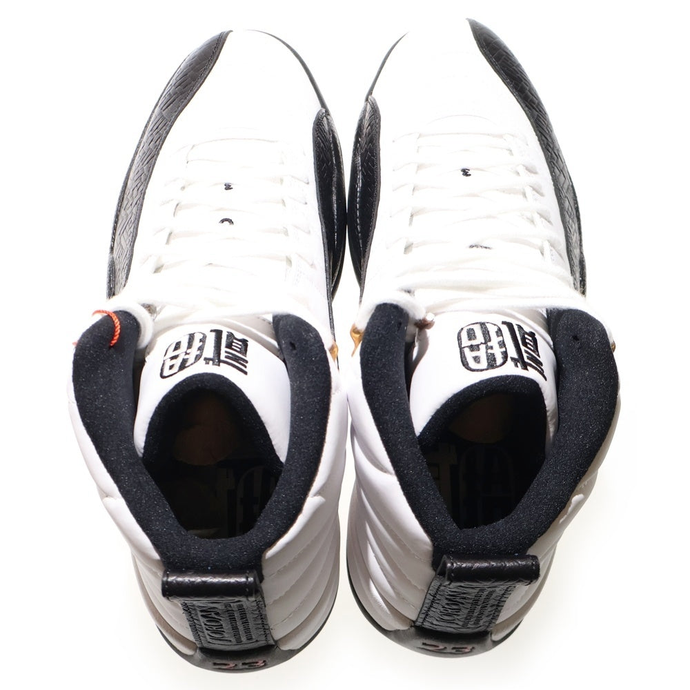 NIKE(ナイキ) AIR JORDAN 12 RETRO CNY エアジョーダン12 レトロ チャイニーズニューイヤー ハイカットスニーカー ホワイト/ブラック US9.5/27.5cm 881427-122
