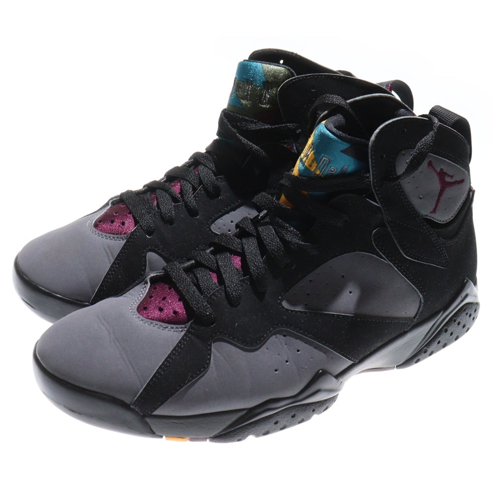 NIKE(ナイキ) 【観賞用 2015年製】 AIR JORDAN 7 RETRO BORDEAUX エアジョーダン7 レトロ ボルドー ハイカットスニーカー ブラック US9.5/27.5cm 304775-034