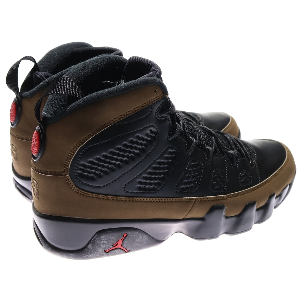 NIKE(ナイキ) 【観賞用 2012年製】 AIR JORDAN 9 RETRO Olive エアジョーダン 9 レトロ オリーブ ハイカットスニーカー カーキ US9.5/27.5cm 302370-020