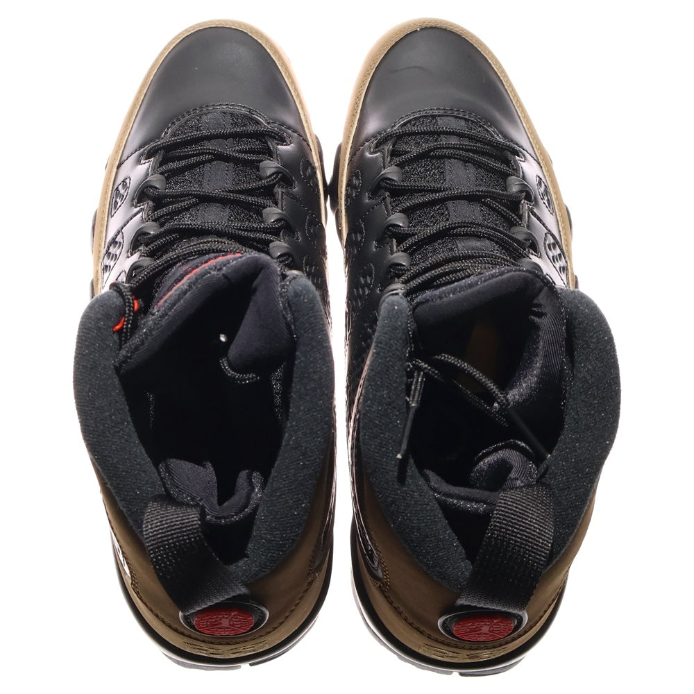 NIKE(ナイキ) 【観賞用 2012年製】 AIR JORDAN 9 RETRO Olive エアジョーダン 9 レトロ オリーブ ハイカットスニーカー カーキ US9.5/27.5cm 302370-020