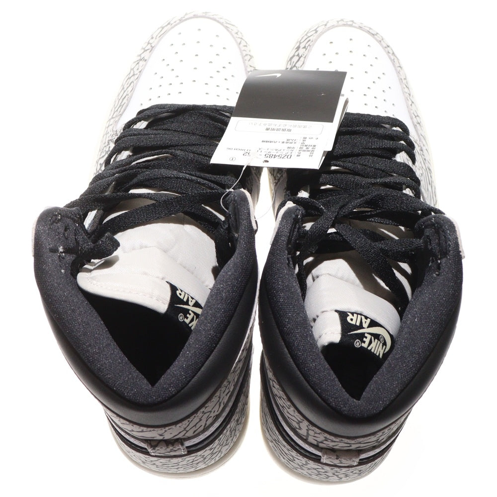 NIKE(ナイキ) AIR JORDAN 1 RETRO HIGH OG White Cement Safari エア ジョーダン 1 レトロ ハイカットスニーカー ホワイトセメント ホワイト/グレー US9.5/27.5cm DZ5485-052