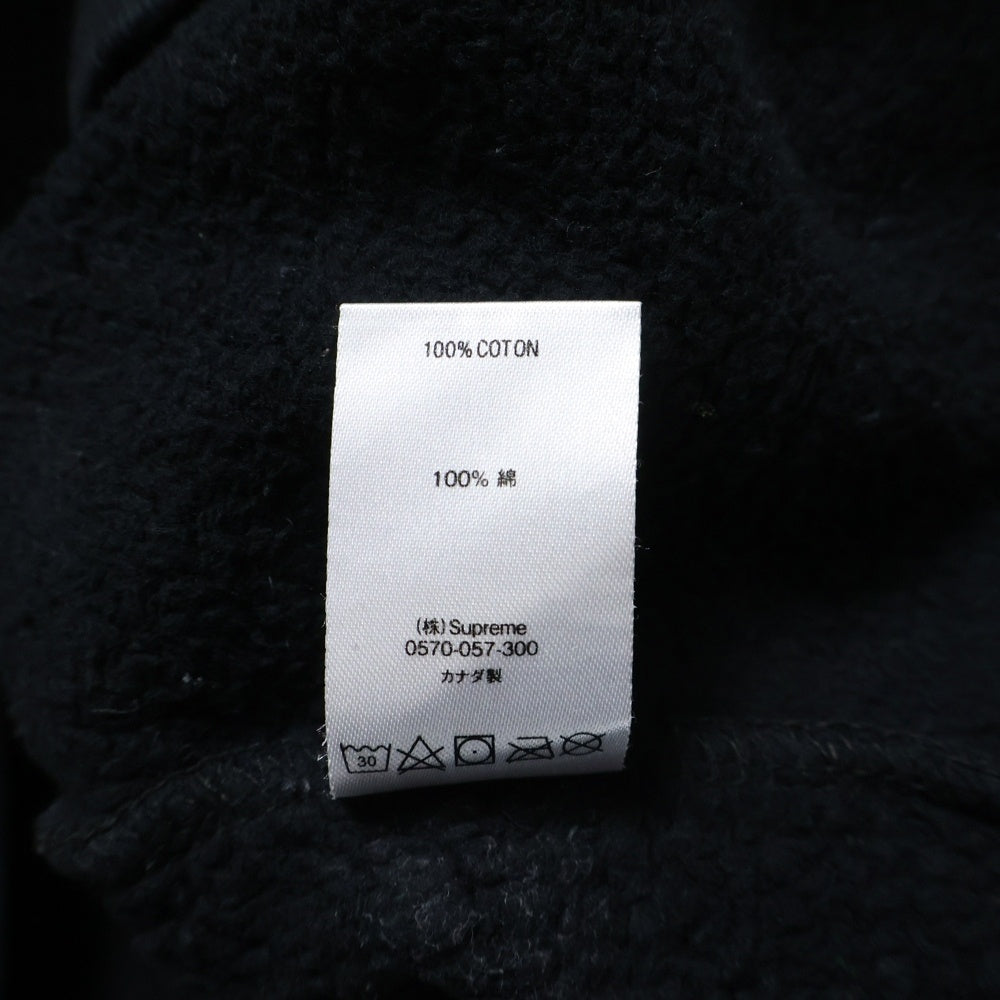 SUPREME(シュプリーム) 21SS Stacked Crewneck スタックド ロゴ クルーネック スウェット トレーナー ブラック