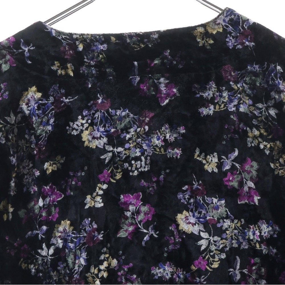 SUPREME(シュプリーム) 19AW Floral Velour Baseball Jersey フローラル ベロア ロゴ ベースボール ジャージー 半袖シャツ マルチ