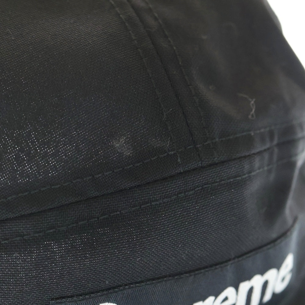 SUPREME(シュプリーム) 18SS Cordura Camp Cap コーデュラ ボックスロゴ ナイロン キャンプキャップ 帽子 ブラック