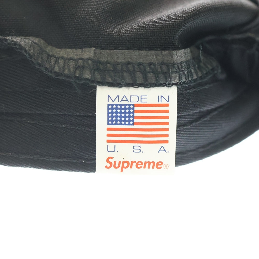 SUPREME(シュプリーム) 18SS Cordura Camp Cap コーデュラ ボックスロゴ ナイロン キャンプキャップ 帽子 ブラック