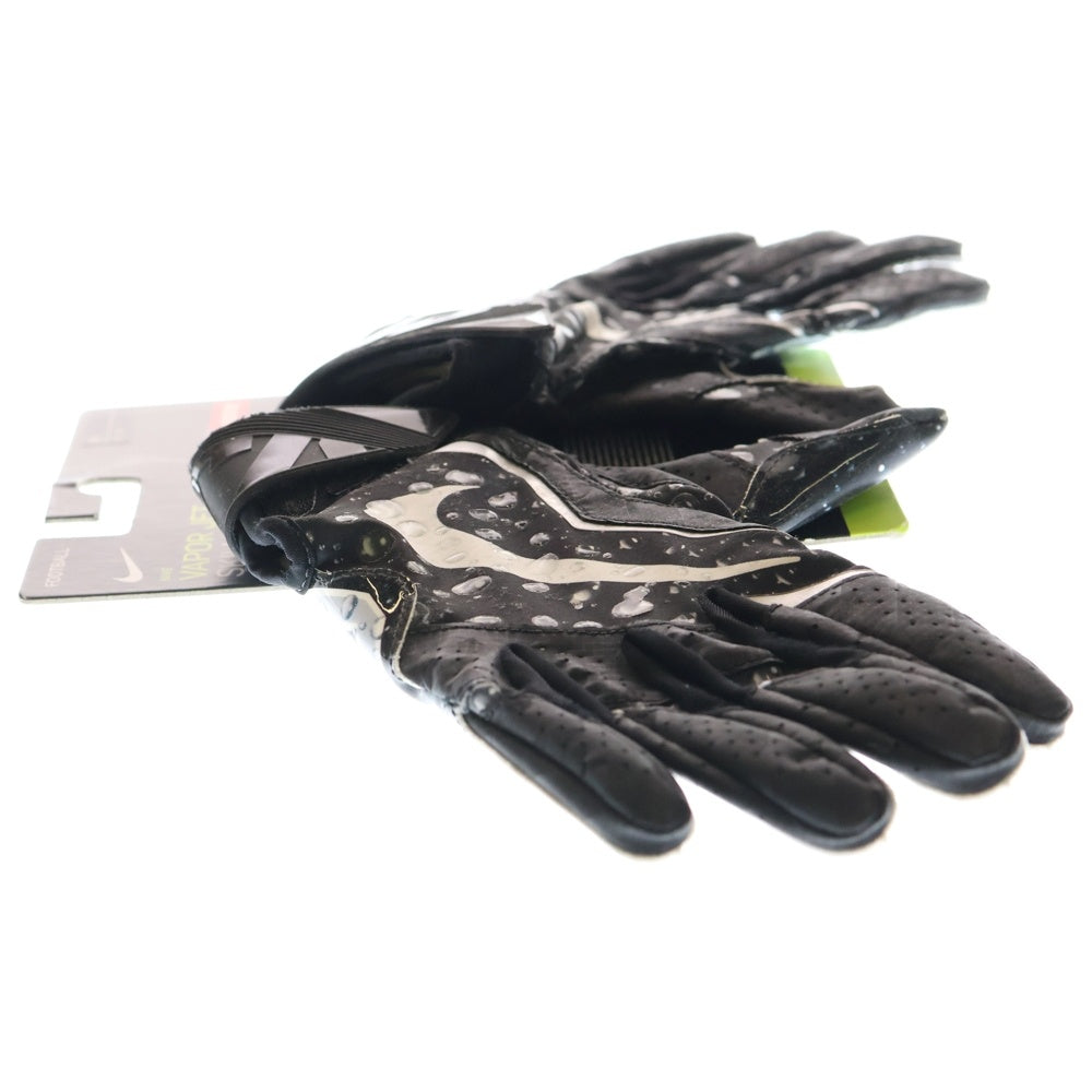 SUPREME(シュプリーム) 18AW ×NIKE Vapor Jet 4.0 Football Gloves ナイキ ヴァイパー ジェット ウォーターロゴ スキル グローブ 手袋 ブラック