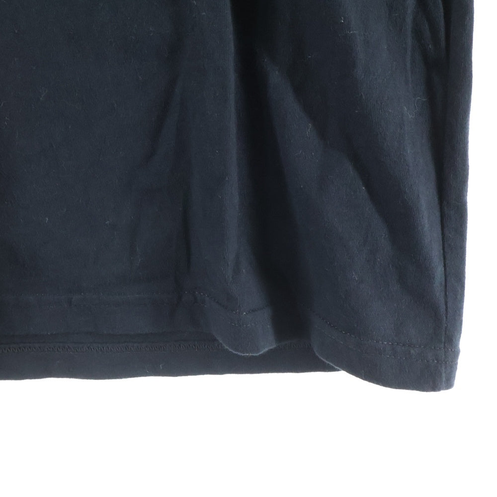 SUPREME(シュプリーム) 15AW ×COMME des GARCONS SHIRT Logo L/S Tee コムデギャルソンシャツ ロゴプリント クルーネック 長袖Tシャツ カットソー ブラック