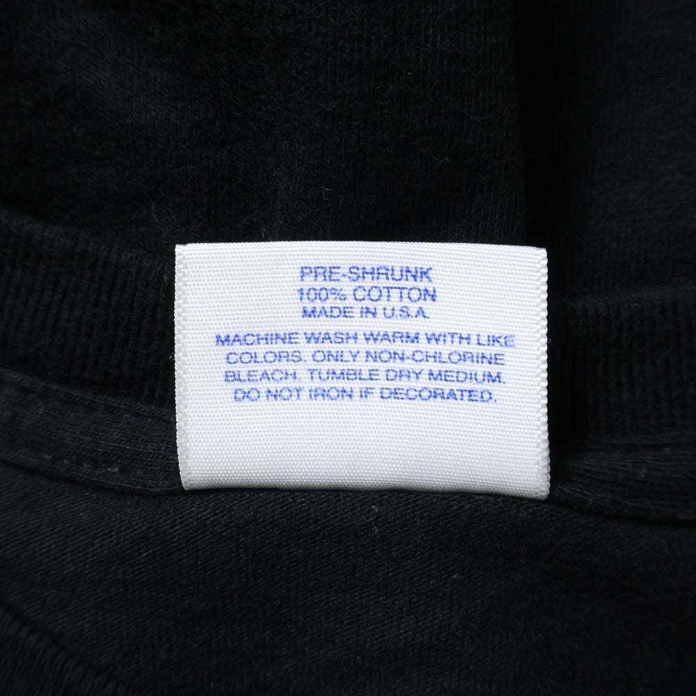 SUPREME(シュプリーム) 15AW ×COMME des GARCONS SHIRT Logo L/S Tee コムデギャルソンシャツ ロゴプリント クルーネック 長袖Tシャツ カットソー ブラック