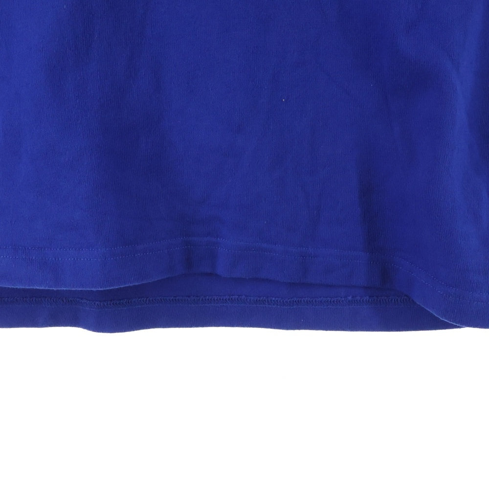 SUPREME(シュプリーム) 18AW Reflective Sleeve Stripe Rugby リフレクティブ ストライプ ロゴ刺繍 ラグビー 長袖 ポロシャツ ブルー