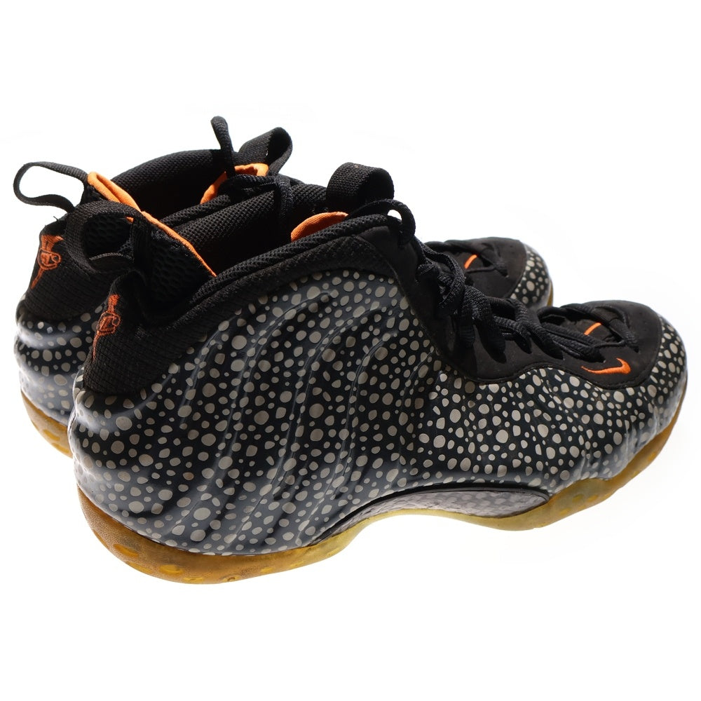 NIKE(ナイキ) 【観賞用 2013年製】 AIR FOAMPOSITE ONE SAFARI エアフォームポジット ワン サファリ ハイカットスニーカー ブラック/オレンジ US10.5/28.5cm 575420-003