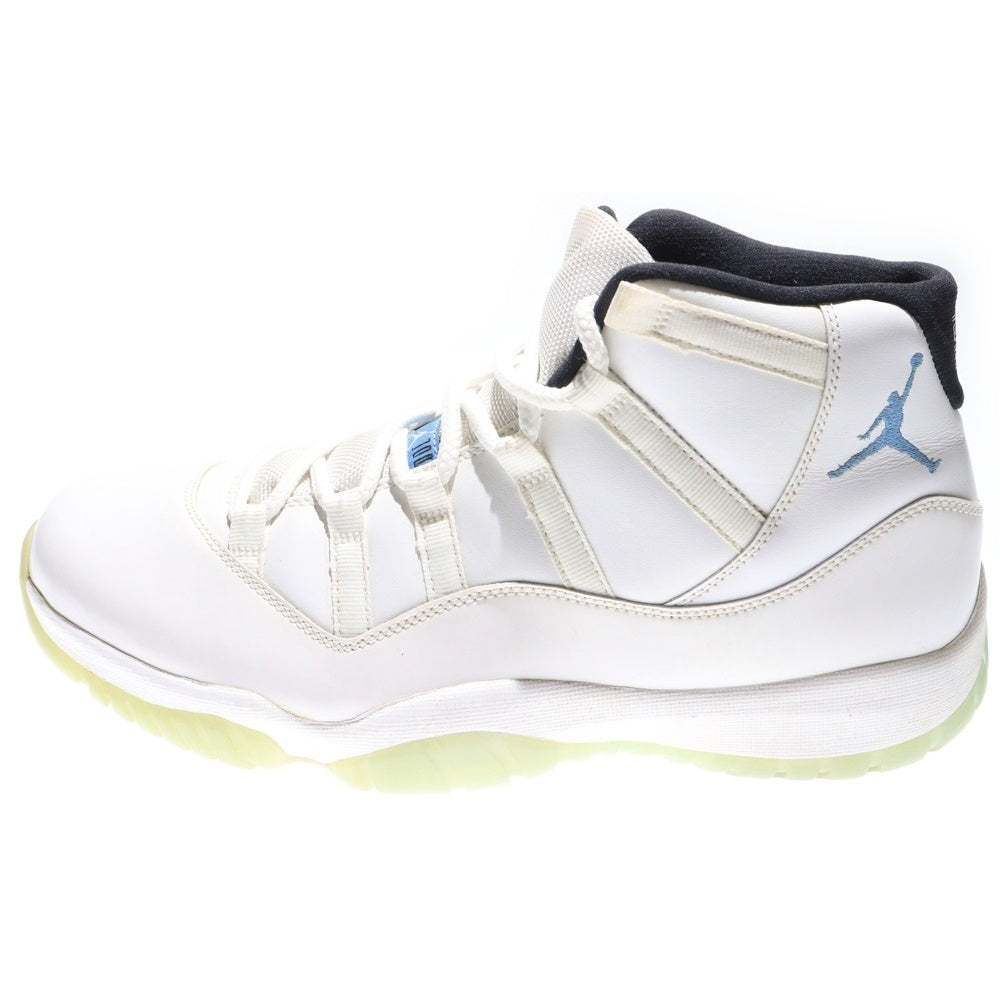 NIKE(ナイキ) 【観賞用 2014年製】 AIR JORDAN 11 RETRO エアジョーダン11レトロ ハイカットスニーカー ホワイト US10.5/28.5cm 378037-117