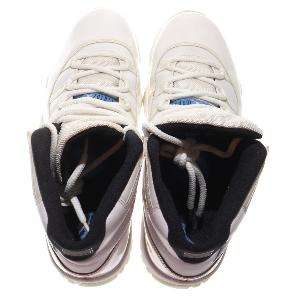NIKE(ナイキ) 【観賞用 2014年製】 AIR JORDAN 11 RETRO エアジョーダン11レトロ ハイカットスニーカー ホワイト US10.5/28.5cm 378037-117