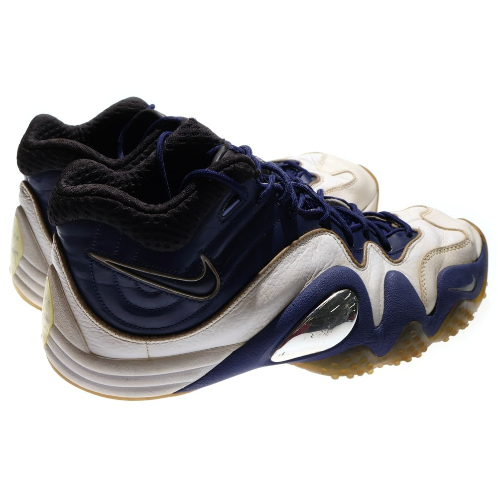 NIKE(ナイキ) 【観賞用 2011年製】 ZOOM UPTEMPO V PREMIUM ズーム アップテンポ プレミアム ハイカットスニーカー ネイビー/ホワイト US11/29cm 366570-401