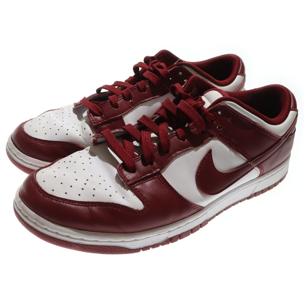 NIKE(ナイキ) DUNK LOW RETRO TEAM RED ダンクロー レトロ チーム レッド ローカットスニーカー ホワイト/ボルドー US11/29cm DD1391-601