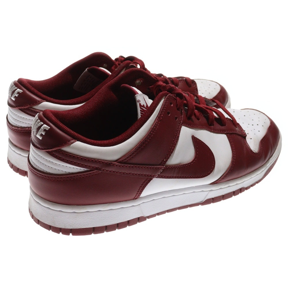 NIKE(ナイキ) DUNK LOW RETRO TEAM RED ダンクロー レトロ チーム レッド ローカットスニーカー ホワイト/ボルドー US11/29cm DD1391-601