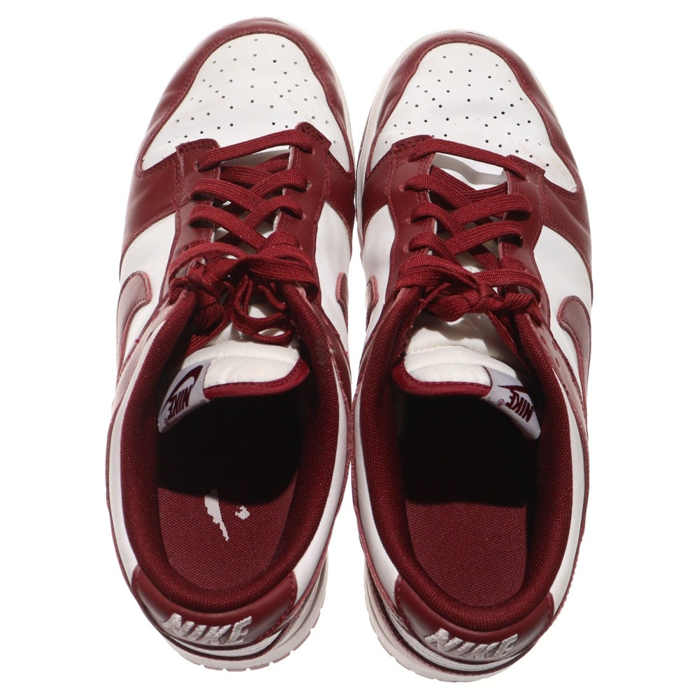 NIKE(ナイキ) DUNK LOW RETRO TEAM RED ダンクロー レトロ チーム レッド ローカットスニーカー ホワイト/ボルドー US11/29cm DD1391-601