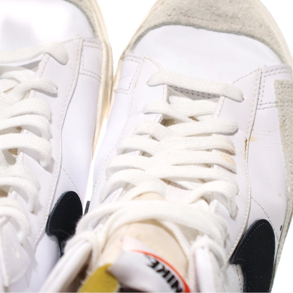 NIKE(ナイキ) BLAZER MID 77 VINTAGE ブレザー ミッド 77 ビンテージ ミッドカットスニーカー ブラック/ホワイト US11/29cm BQ6806-100