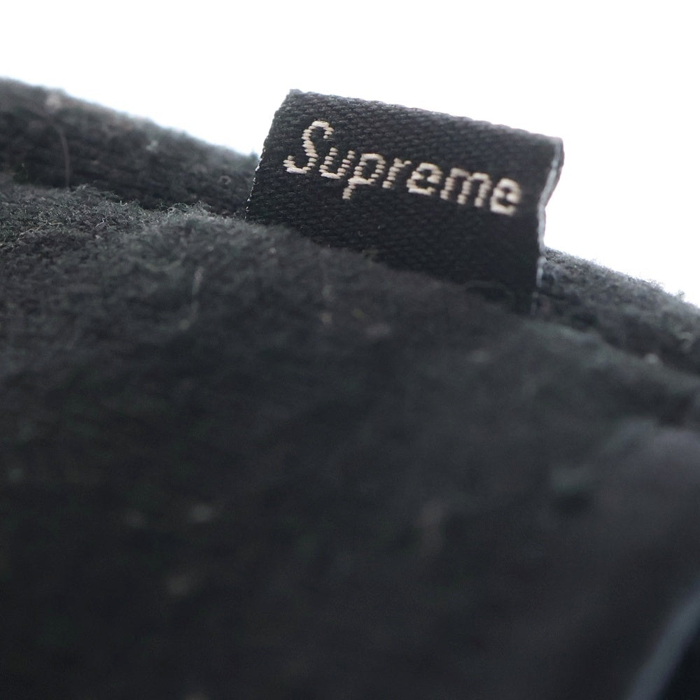 SUPREME(シュプリーム) 15AW Fleece Neck Gaiter ロゴプリント フリース ネックウォーマー ブラック