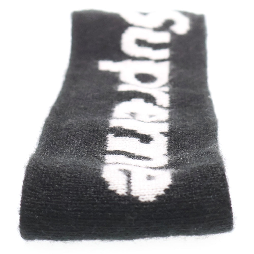 SUPREME(シュプリーム) 18AW ×NEW ERA Big Logo Headband ニューエラ ビッグ ロゴ ヘッドバンド ブラック