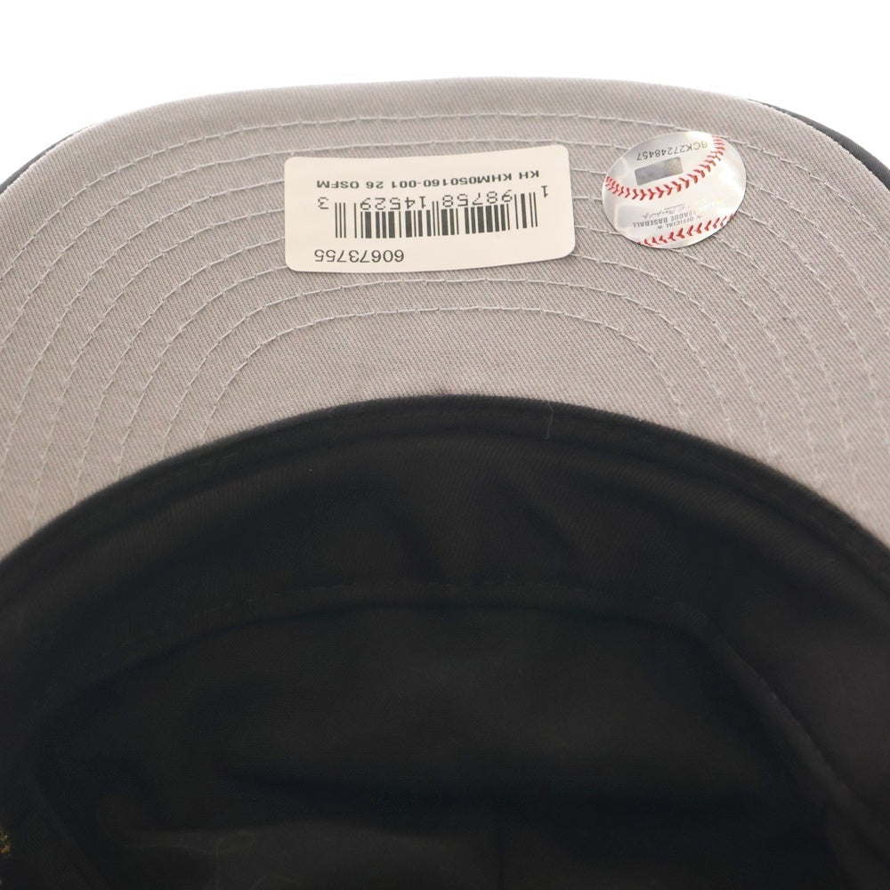 KITH(キス) 23SS ×NEW ERA For Mets Nylon 9Fifty A-Frame ニューエラ ナイロン ベースボールキャップ 帽子 ネイビー 25-095-060-0002-7-0