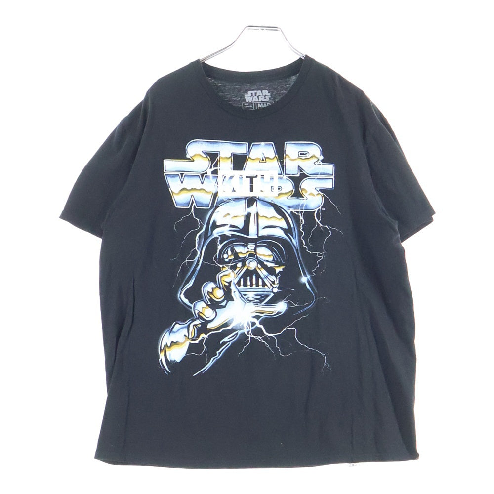 KITH(キス) ×STER WARS VINTAGE TEE スターウォーズ ヴィンテージ ダースベイダー フロントプリント クルーネック 半袖Tシャツ カットソー ブラック 23-071-060-0149-3-0