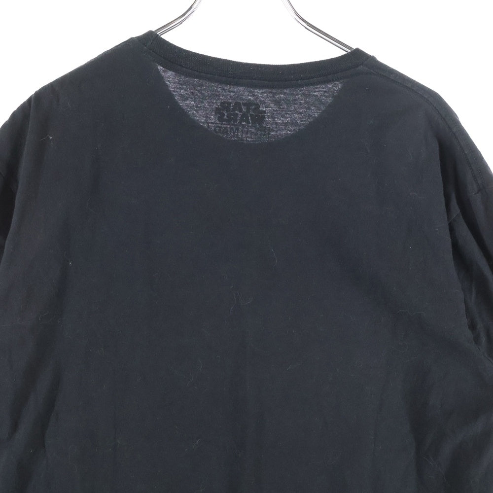 KITH(キス) ×STER WARS VINTAGE TEE スターウォーズ ヴィンテージ ダースベイダー フロントプリント クルーネック 半袖Tシャツ カットソー ブラック 23-071-060-0149-3-0