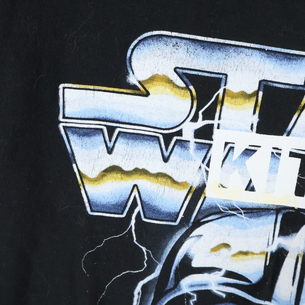 KITH(キス) ×STER WARS VINTAGE TEE スターウォーズ ヴィンテージ ダースベイダー フロントプリント クルーネック 半袖Tシャツ カットソー ブラック 23-071-060-0149-3-0