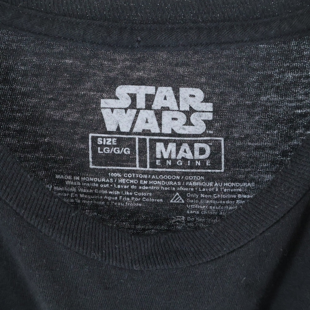 KITH(キス) ×STER WARS VINTAGE TEE スターウォーズ ヴィンテージ ダースベイダー フロントプリント クルーネック 半袖Tシャツ カットソー ブラック 23-071-060-0149-3-0