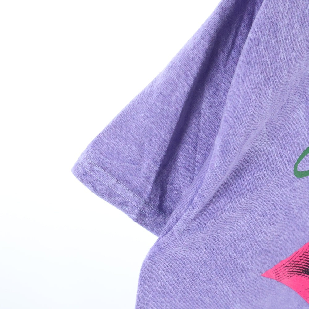 KITH(キス) ×RDE HOT CHILI PEPPERS VINTAGE TEE ヴィンテージ 両面プリント クルーネック 半袖Tシャツ カットソー パープル 24-073-060-0208-4-0